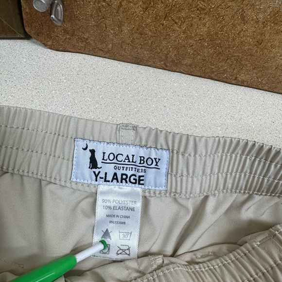 Local Boy Size Large Shorts Bundle Lot Kids Navy and Beige Shorts - Picture 12 of 14